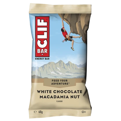 CLIF BARRE Chocolat blanc & Noix de Macadamia 68 gr