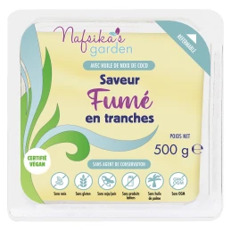 Tranché fumé Gouda vegan 4 x 500 gr - Nafsika's Garden