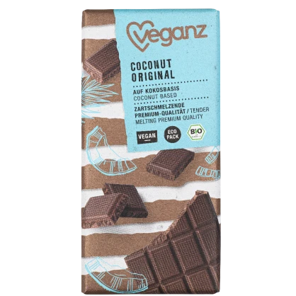 Tablette de Chocolat à la Coco Bio - Veganz