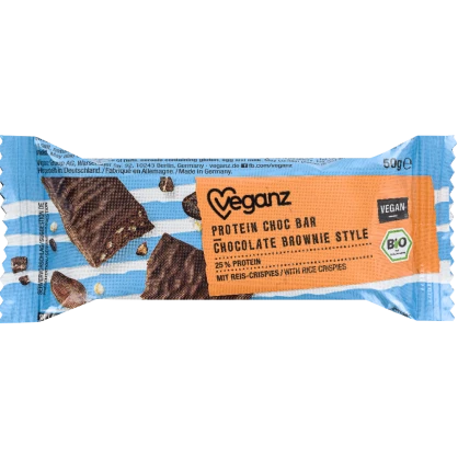 Barre Protéinée Chocolat et Brownie Bio - Veganz