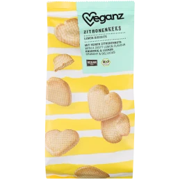 Biscuits Cœurs Bio Citron - Veganz