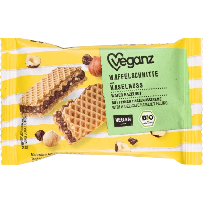 Gaufrette Bio à la noisette 22 gr - Veganz