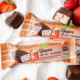 Barre Bio au Chocolat et à la Fraise - Veganz