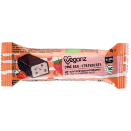 Barre Bio au Chocolat et à la Fraise - Veganz