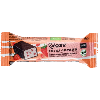 Barre Bio au Chocolat et à la Fraise - Veganz