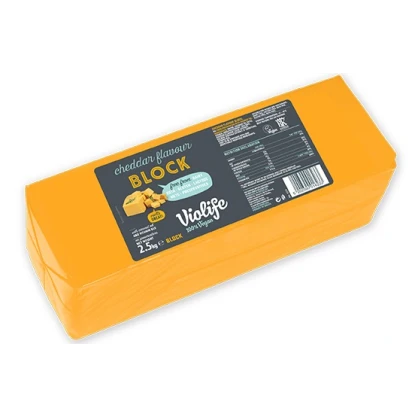 Violife Bloc saveur Cheddar Mature - 1 bloc de 2.5 kg