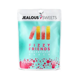 FIZZY FRIENDS Pamplemousse Pêche 40 gr - Jealous Sweets