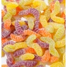 TANGY WORMS Pomme Citron Fraise Orange 125 gr - Jealous Sweets