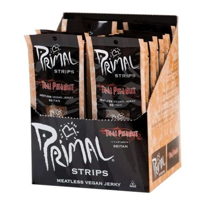 Vegan jerky Thai Peanut - Primal Strips