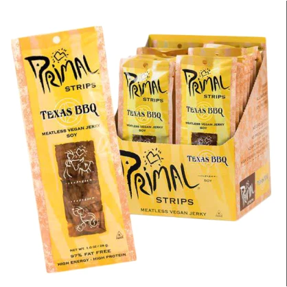 Vegan jerky Texas BBQ - Primal Strips