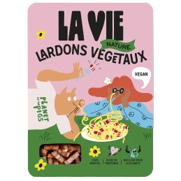 Lardons végétaux goût nature - La Vie