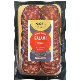 Tranches végétales saveur SALAMI EXTRA fumées 100 gr - Amala