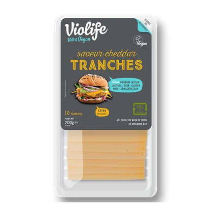 Violife Tranches saveur Cheddar 200 gr