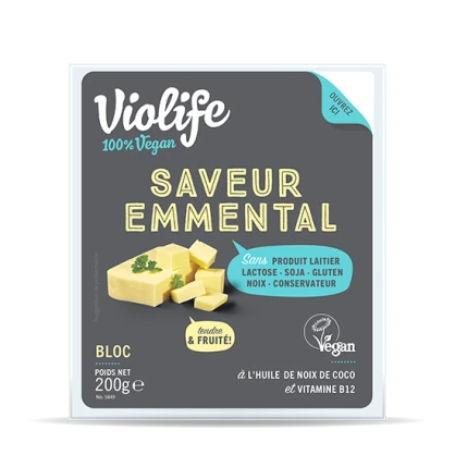 Violife Bloc original saveur Emmental 200 gr