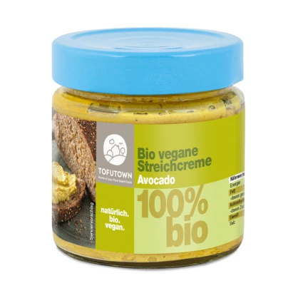 Tartinade bio à l'Avocat 180 gr - Tofutown