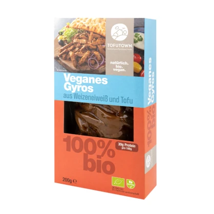 Vegan Gyros bio 200 gr - Tofutown