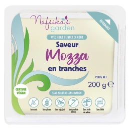 ECHANTILLON - Tranché "Mozza" vegan 200 gr - Nafsika's Garden