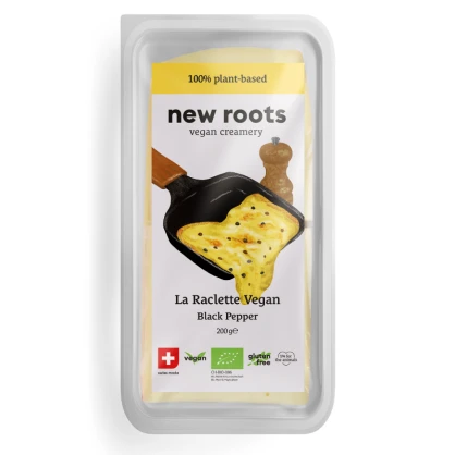 La Raclette Vegan 1 x 200 gr - Poivre - New Roots