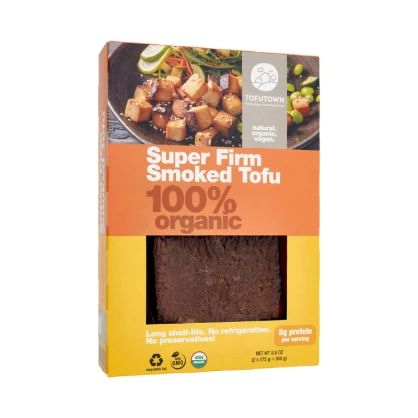 Tofu bio extra ferme fumé 350 gr - Tofutown