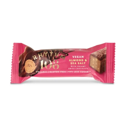 Barre Chocolatée Amande Sel de Mer 33 gr - Rhythm108