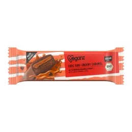 Barre bio Chocolatée Creamy Caramel 50 gr - Veganz