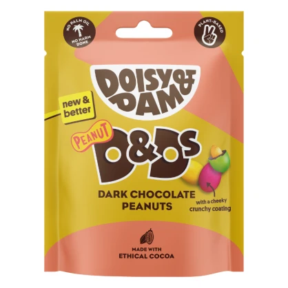 DDM 27/08/24 - Cacahuètes recouvertes de chocolat et bonbon 80 gr - Doisy & Dam