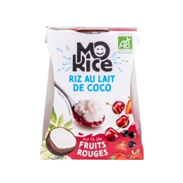 DLC 30/10/24 - Riz au lait de coco et coulis de Fruits Rouges - Morice