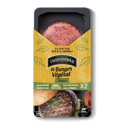 Burger végétal 2 x 110 gr (220 gr) - Unconventional