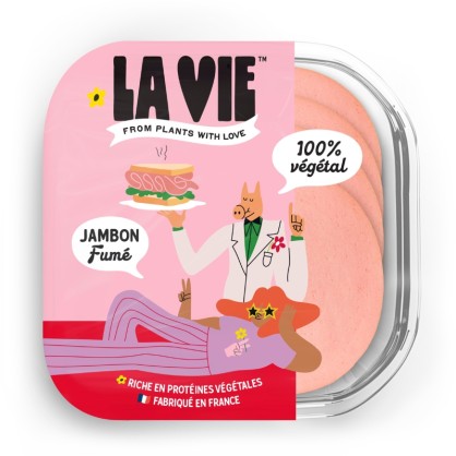 Jambon végétal fumé 120 gr - La Vie