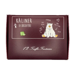 Coffret biologique de 12 truffes fantaisie 125g - KALINER