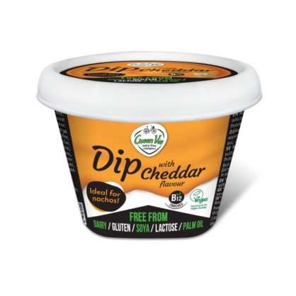 Dip saveur Cheddar 200 gr - Sauce fromagère vegan - GreenVie