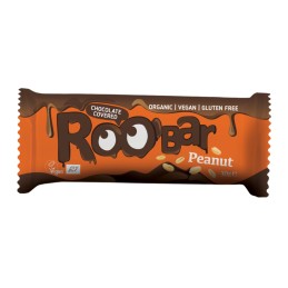 Barre recouverte de chocolat aux Cacahuètes 30g Bio - Roobar