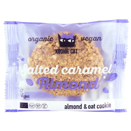 Cookie Amandes Caramel Salé 50g Bio - Kookie Cat