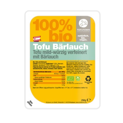 DDM 20/12/24 - Tofu bio Ail des Ours 250 gr - Tofutown