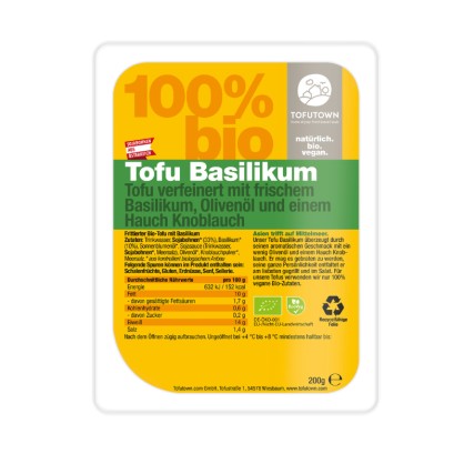 DDM 21/12/24 - Tofu bio Basilic 200 gr - Tofutown