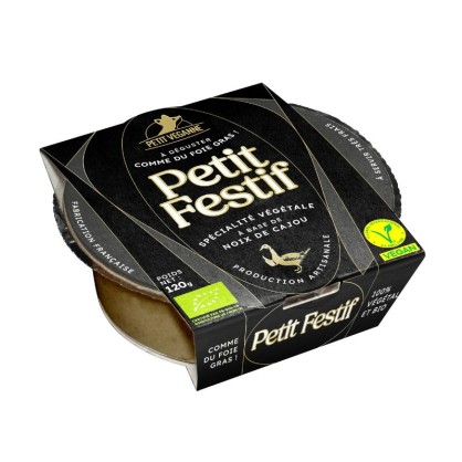 DLC 25/12/24 - Petit Festif 120g - PETIT VEGANNE