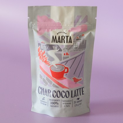 Préparation pour Char-Coco Latte Bio - 125 gr - Atelier Marta