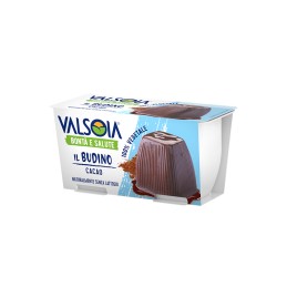 Flan végétal au chocolat 2 x 115 gr - Yaourt végétal - Valsoia